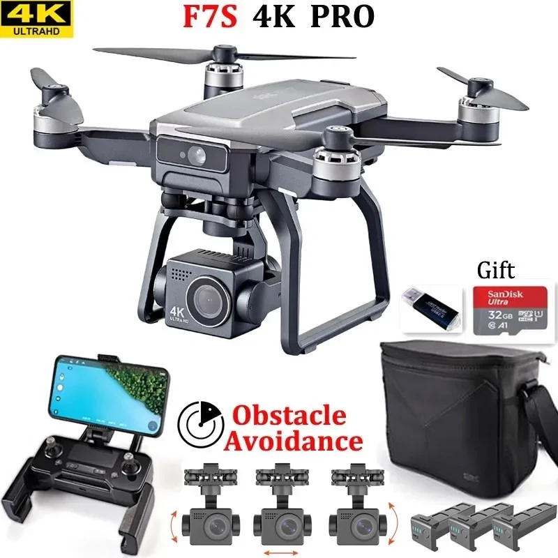 SJRC F7s 4K PRO Drone 4K obsca - Drone Gimbal Brushless 评论和价格